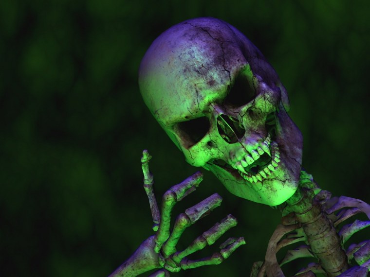 Зеленый скелет