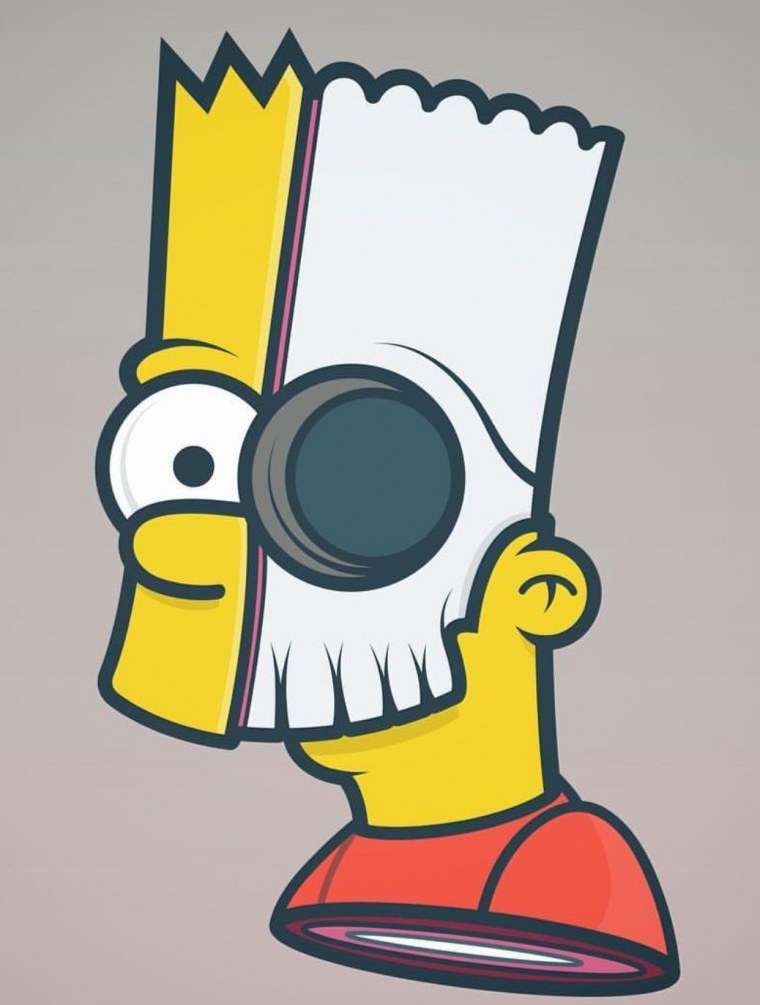 Барт симпсон модник