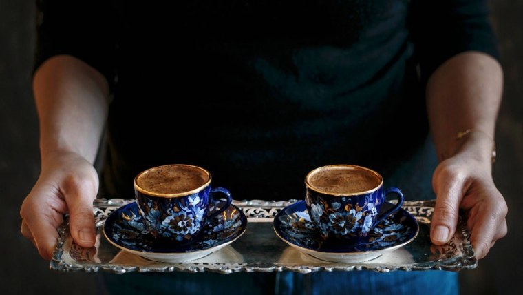Турецкий кофе подача