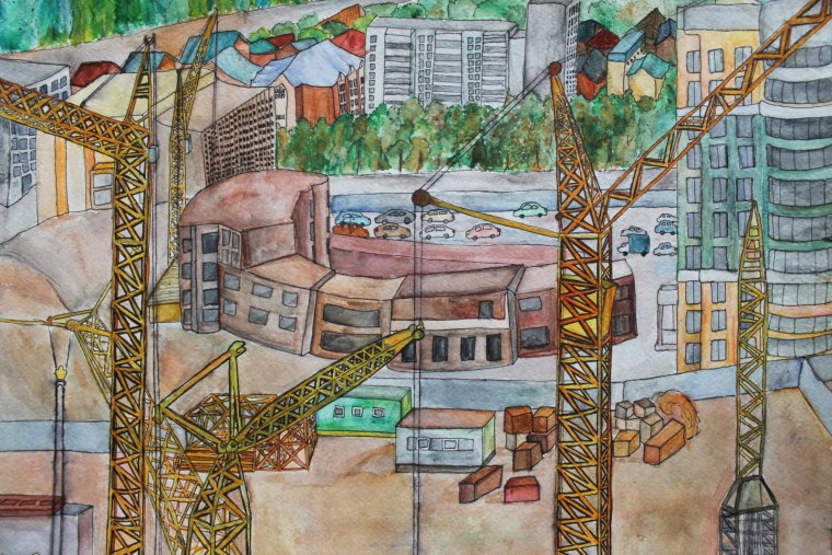 Дети на стройке