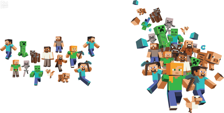 Герои майнкрафт зомби