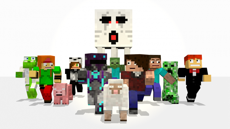Персонажи из МАЙНКРАФТА