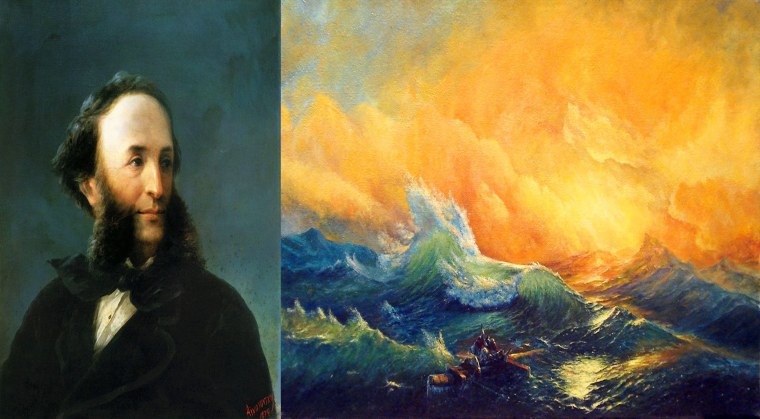 Чесменское сражение Айвазовский