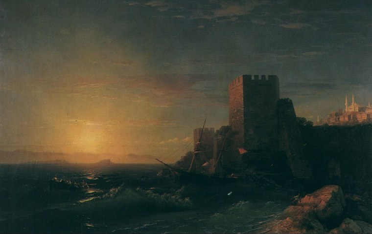 Шторм 1854 Айвазовский