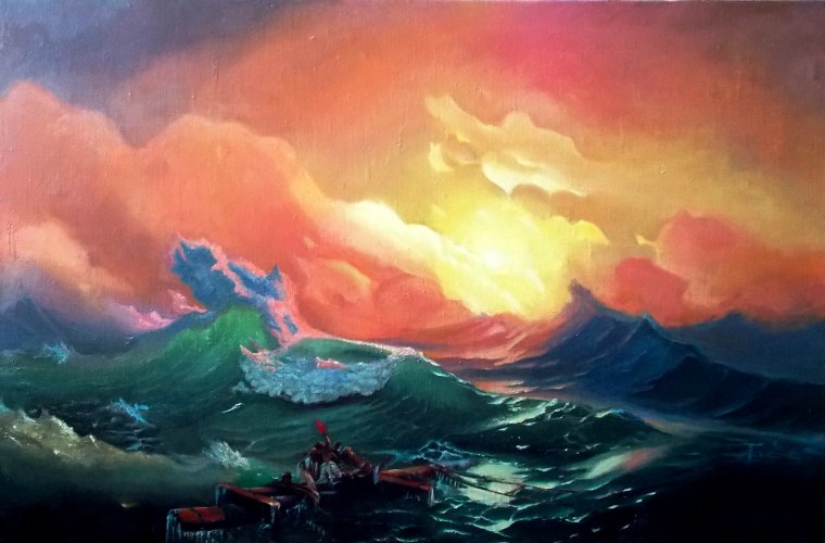 Девятый вал картина Айвазовского