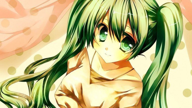 Код Гиас Зеленоволосая девушка