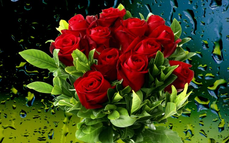 Алый цветочек