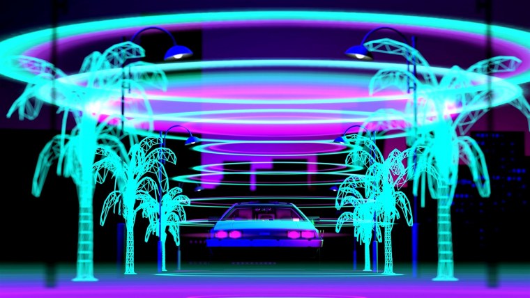 Неоновая заставка