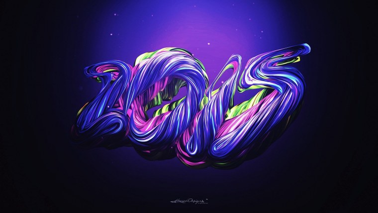 Неоновые обои на рабочий стол