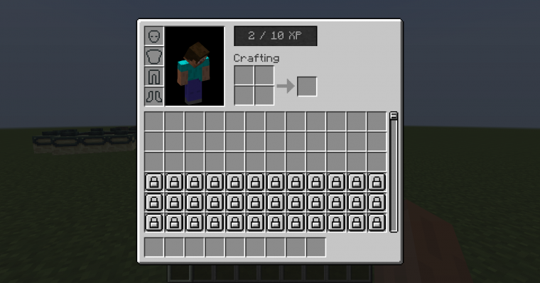 Рабочий стол Minecraft полки