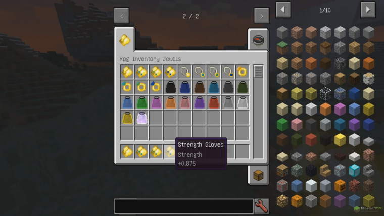 Инвентарь в МАЙНКРАФТЕ