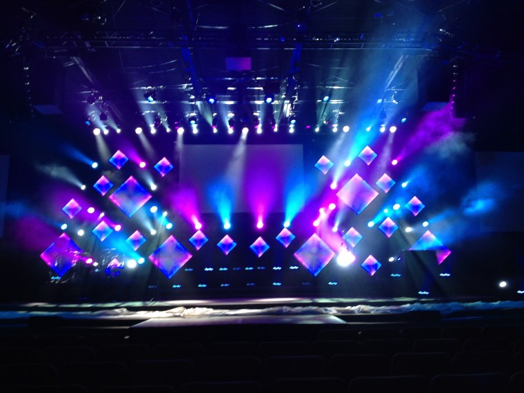 Аниме фон сцена концерта