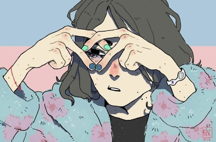 Аниме девушка депрессия