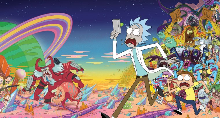 Арт Рик и Морти 4к
