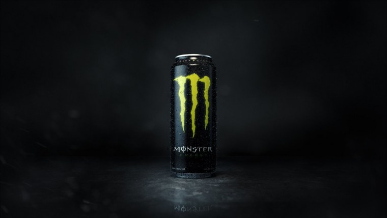 Обои с энергетиком монстр