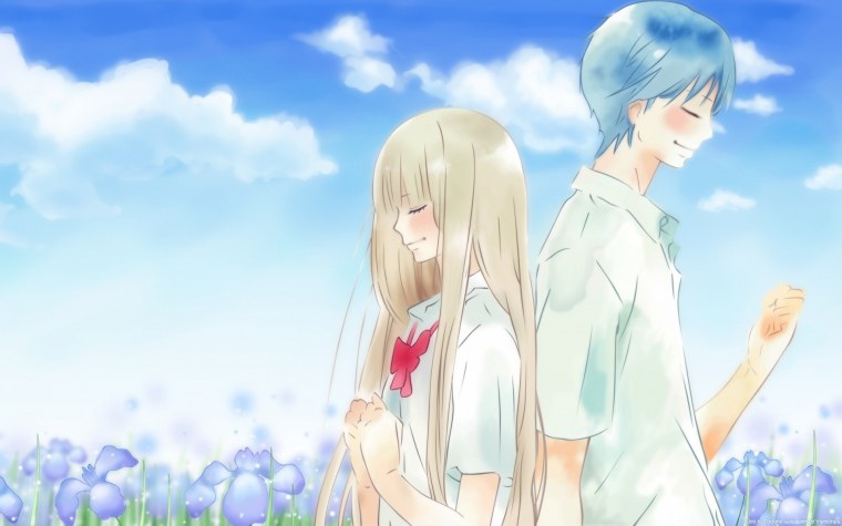 Аниме обои парочки