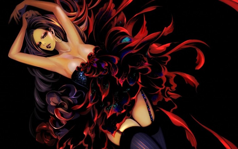 Арты с красным цветом