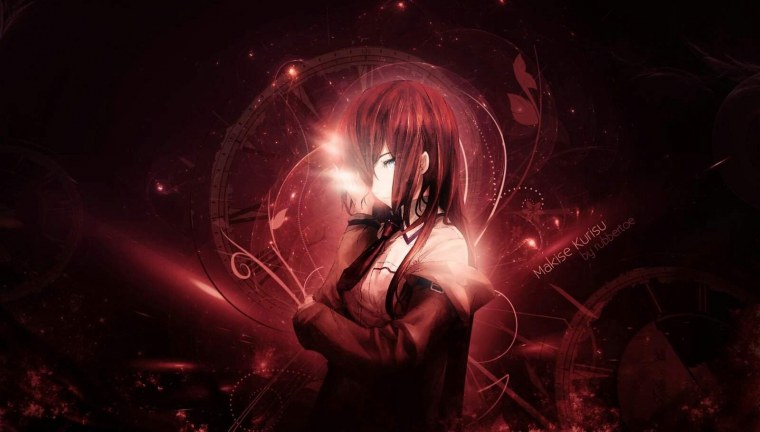 Черно красный арт аниме