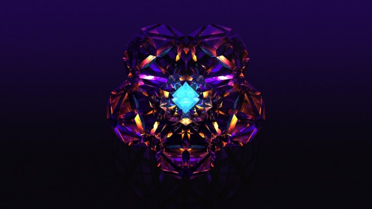 Бриллианты на черном фоне