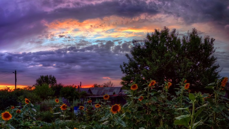 Красивый рассвет