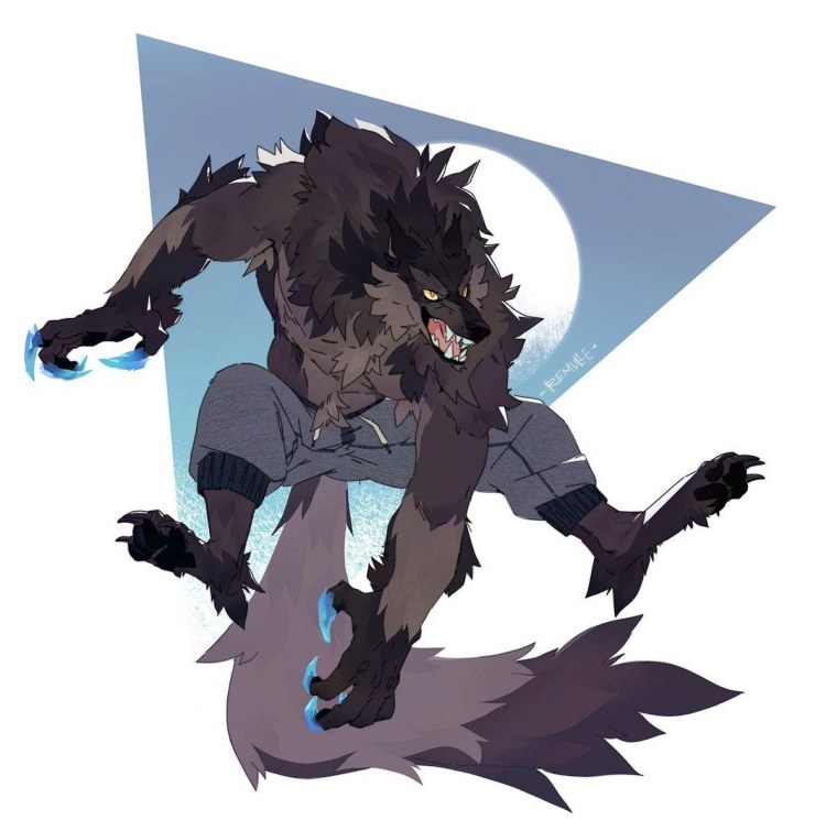 Фурри волки парни