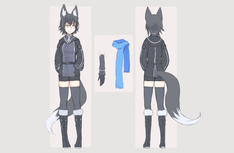 Аниме волки люди