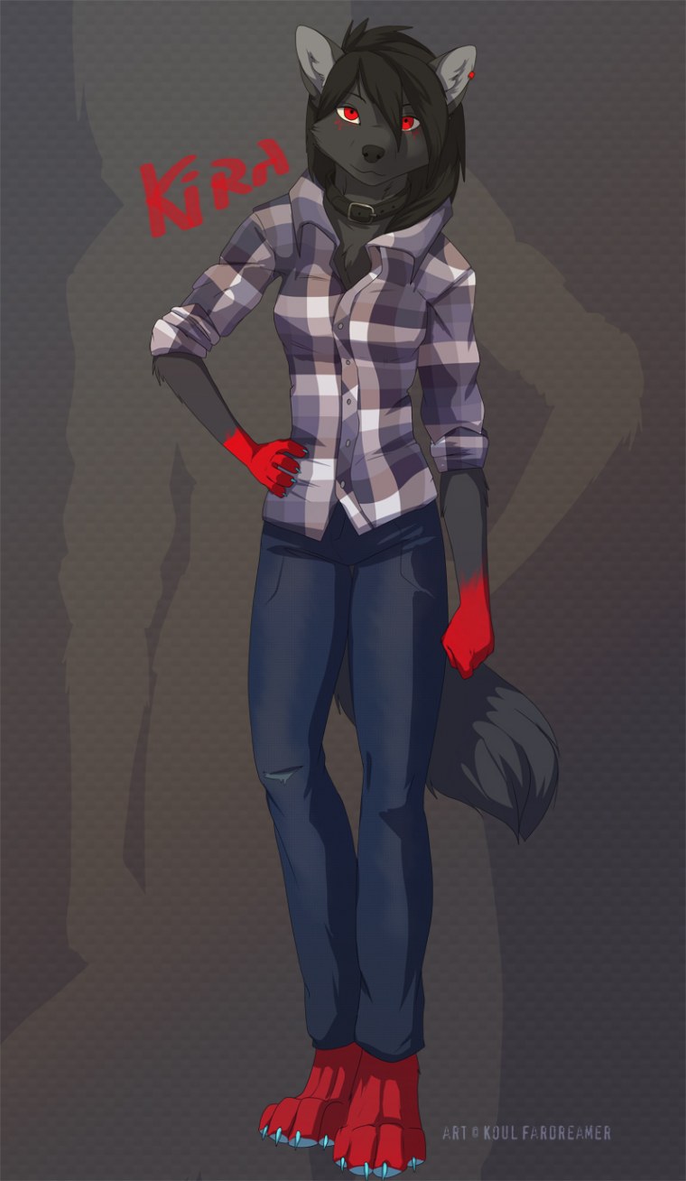 Фурри волки драка