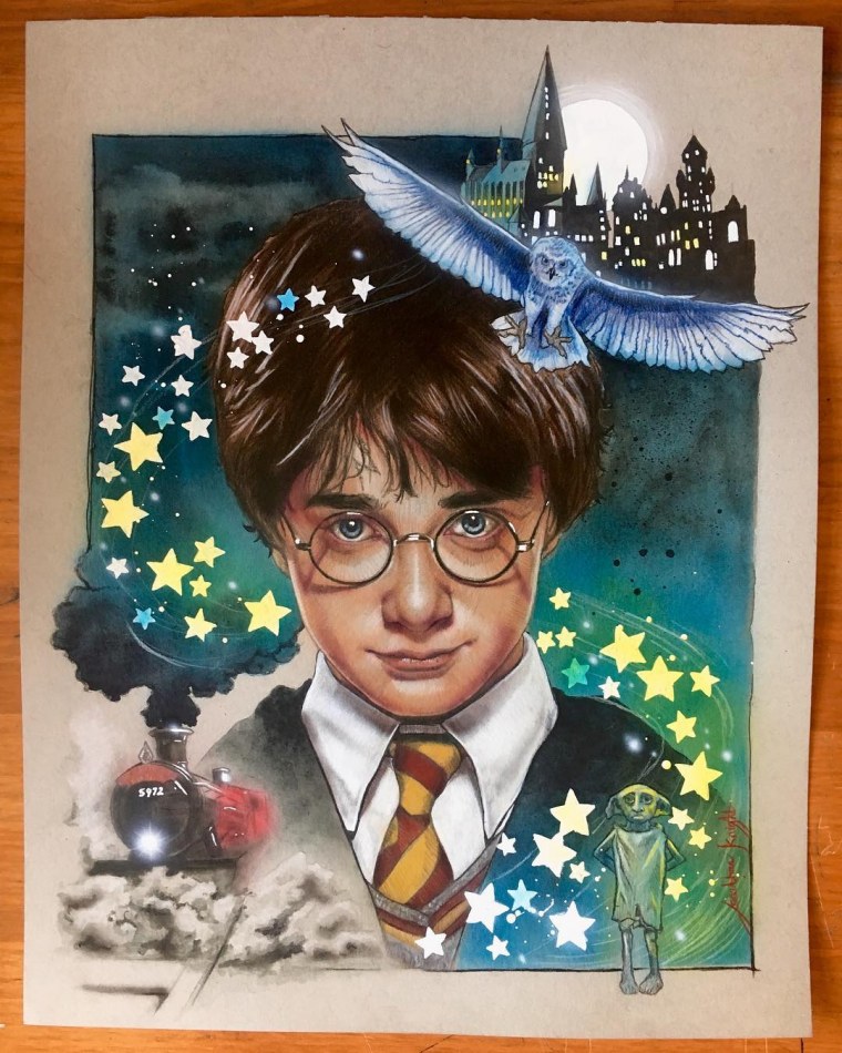 Аниме Гарри Поттер Рон Уизли