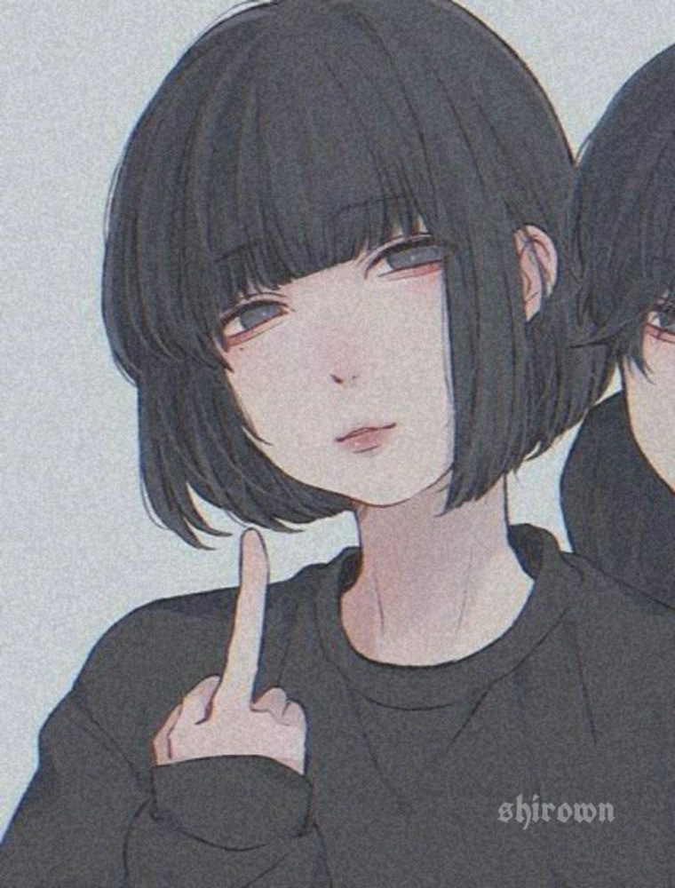 Парная ава аниме девочки