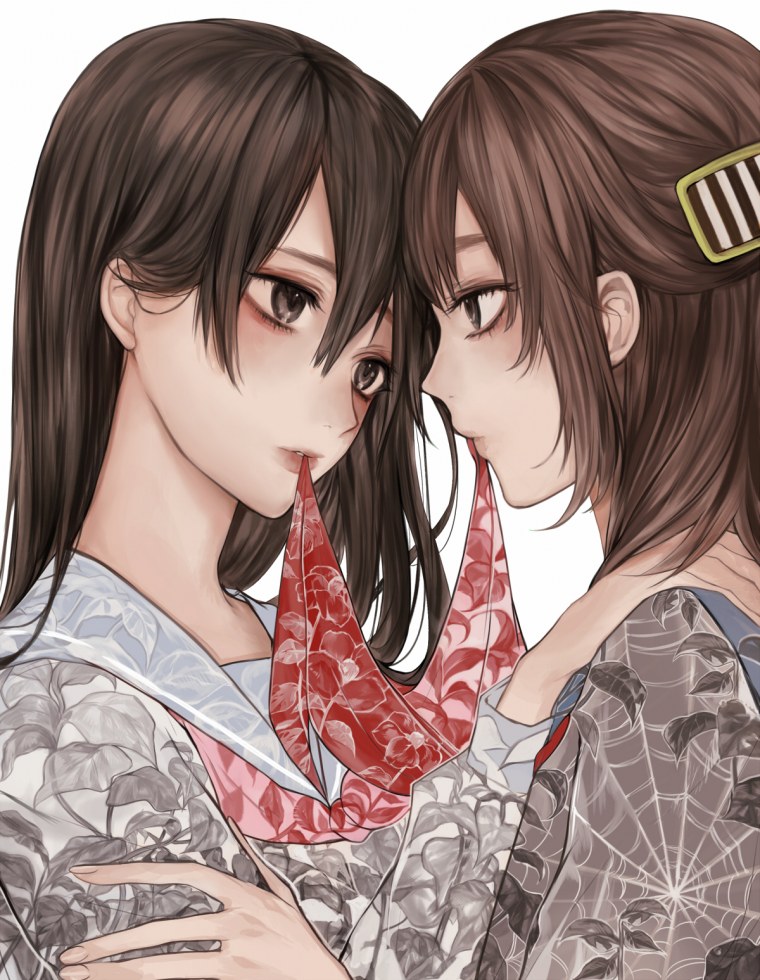 Юри с длинными волосами