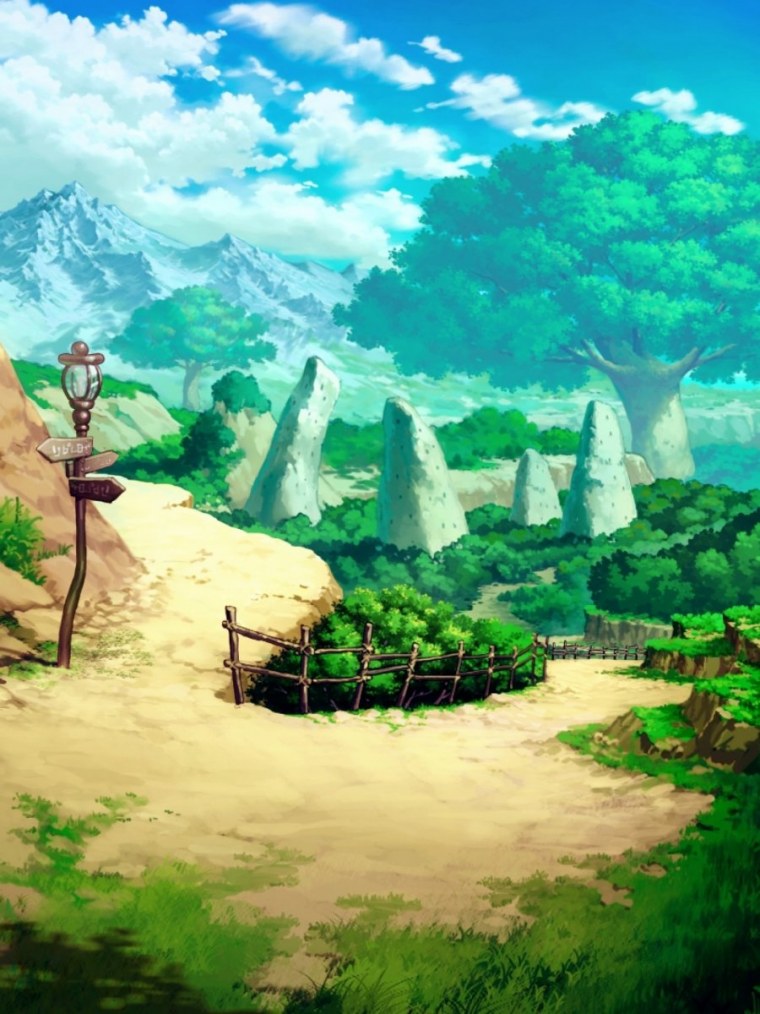 Пейзажи из Наруто