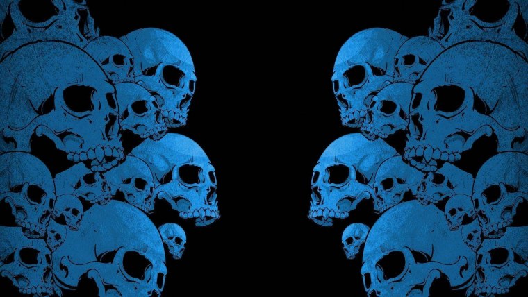 Настенные о Ой с черепами