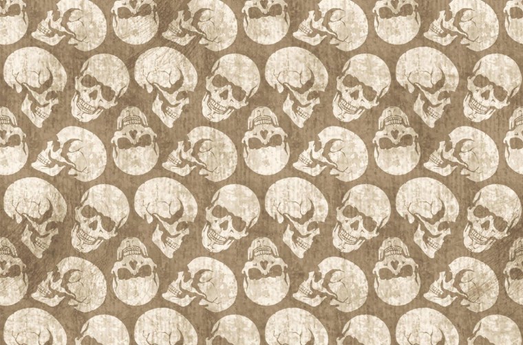 Панно на стену череп