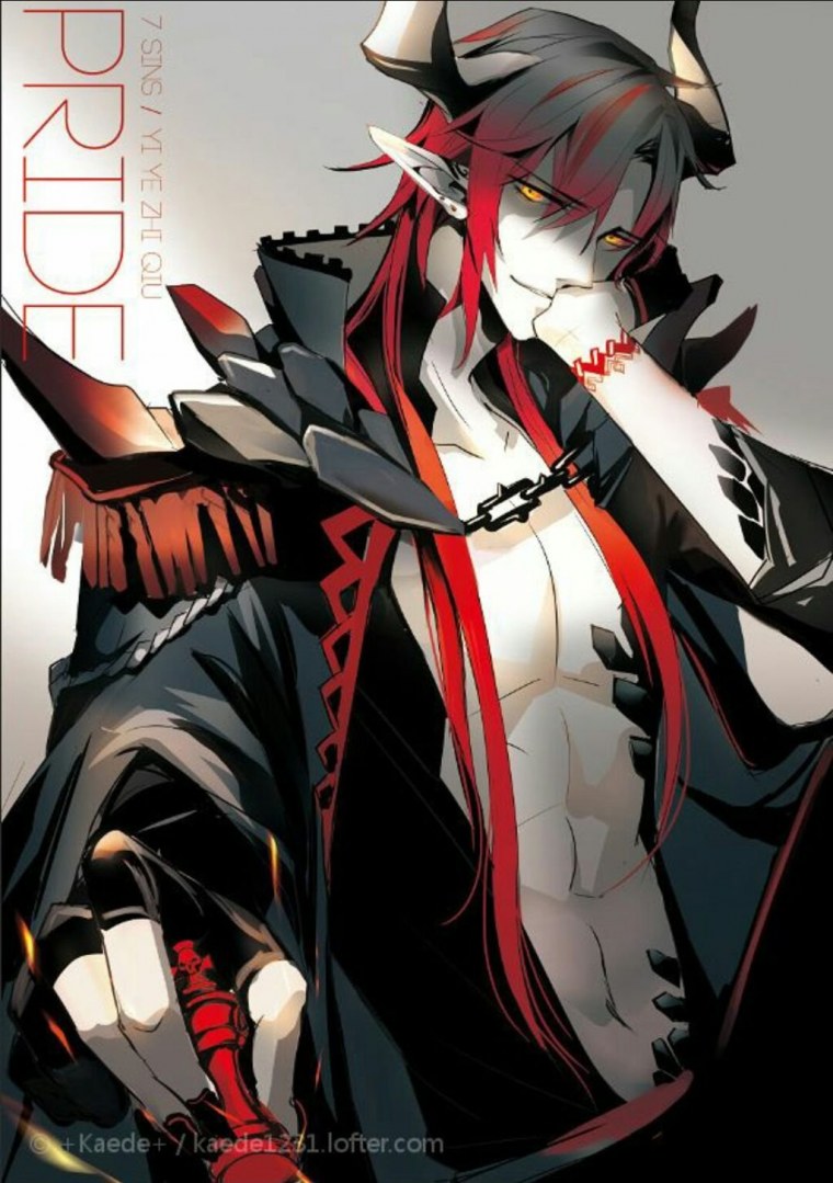 Аниме демон парень Альфа