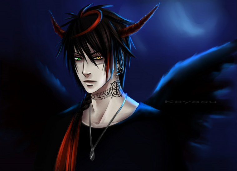 Аватарки для ВК аниме для парней демоны