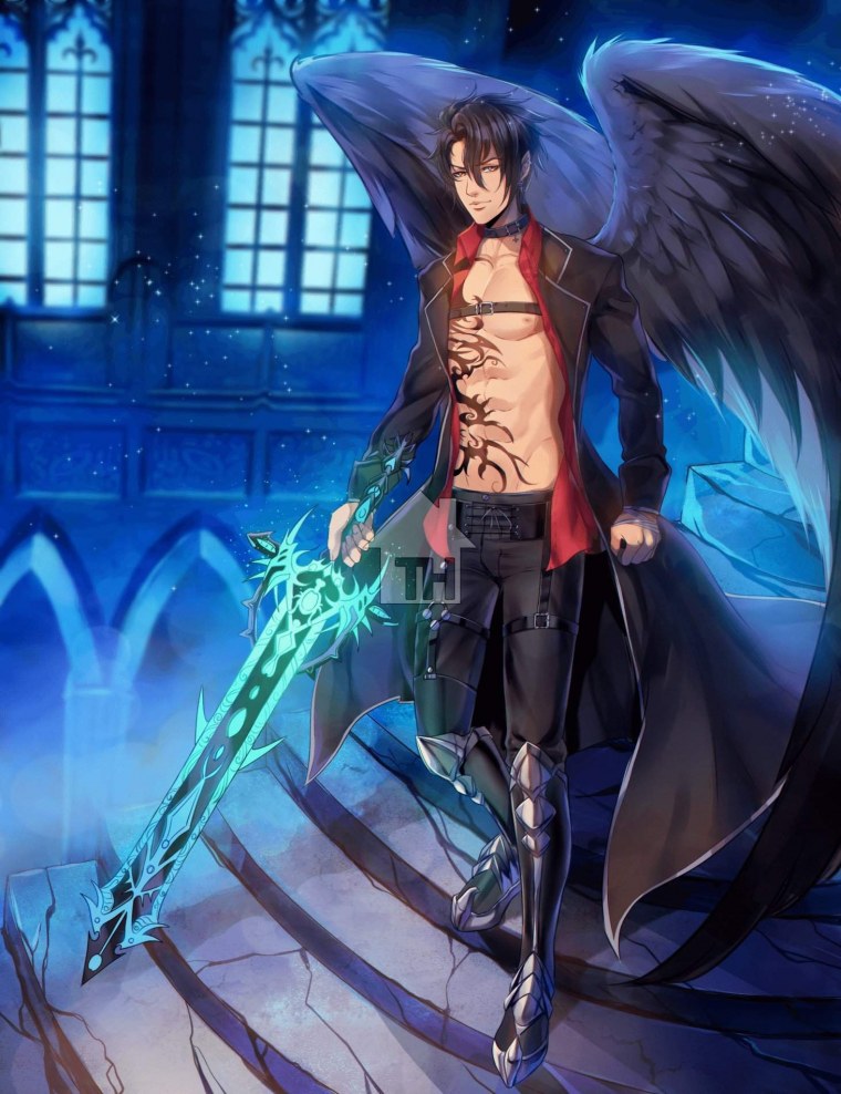 Аниме полуангел полудемон