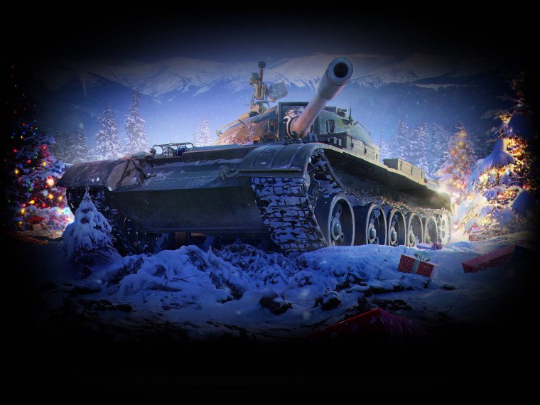 Новогодние танки World of Tanks Blitz