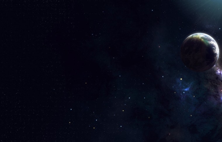 Космос черно белый