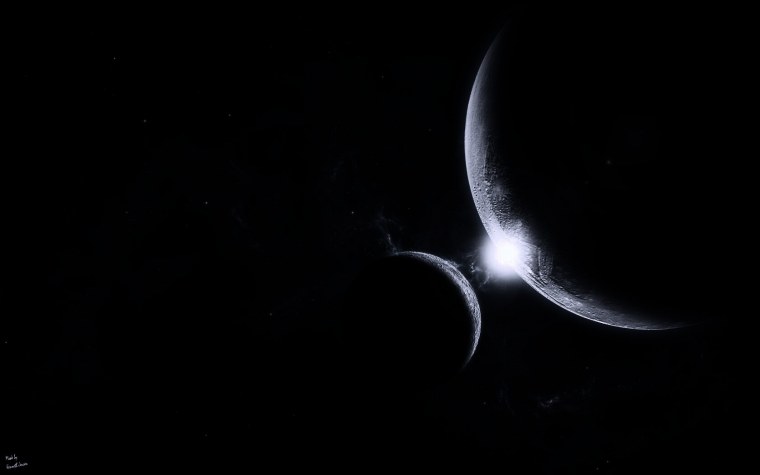 Космос в темных тонах