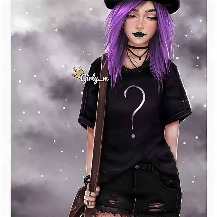 Девушка арт тумблер