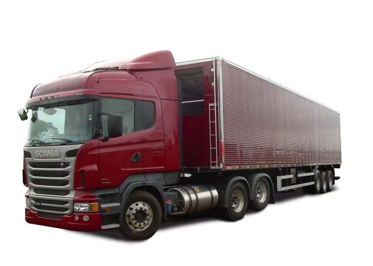 Грузовые автомобили YF белом фоне