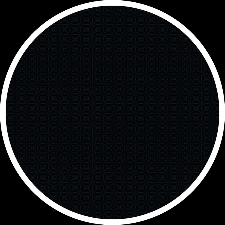 Белый круг на черном фоне