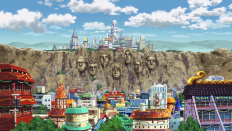 Коноха Боруто скала Хокаге