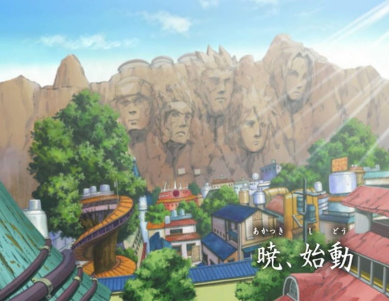 Деревня Коноха из Наруто