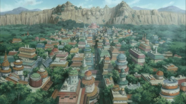 Наруто деревня Коноха