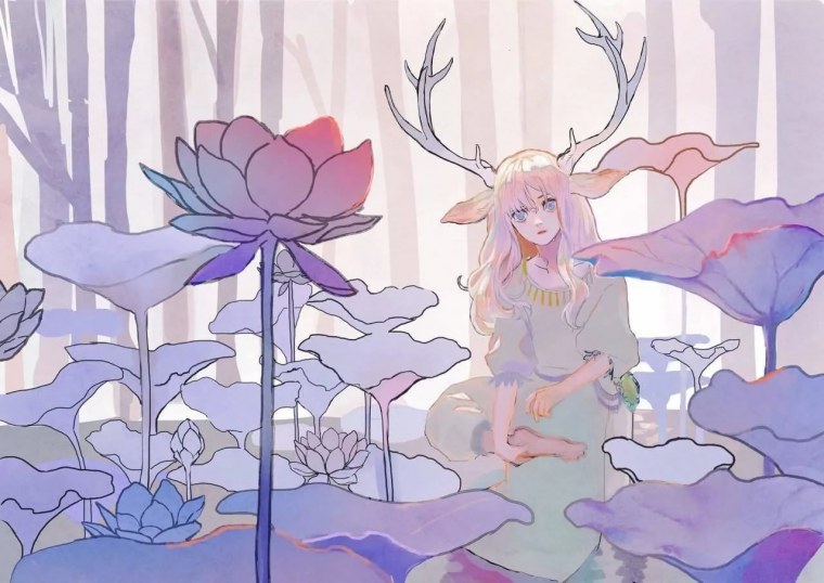 Арты в пастельных тонах