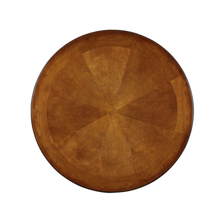 Круглый столик вид сверху