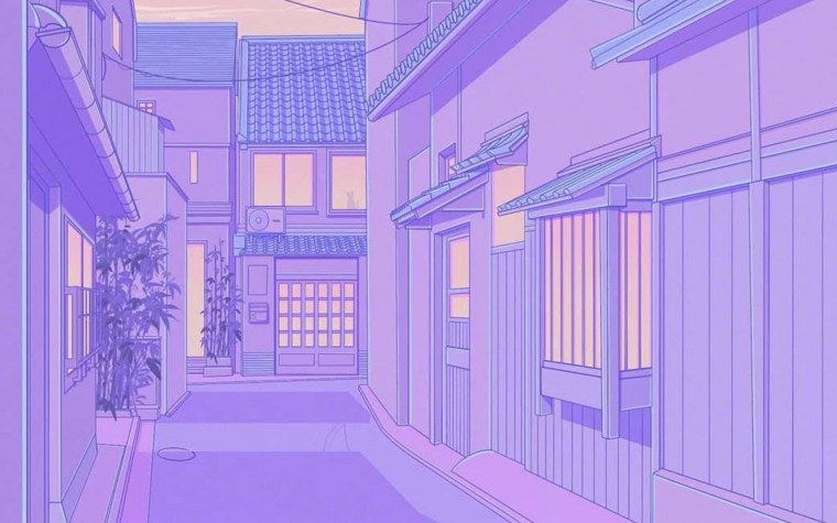 Аниме Эстетика персиковый