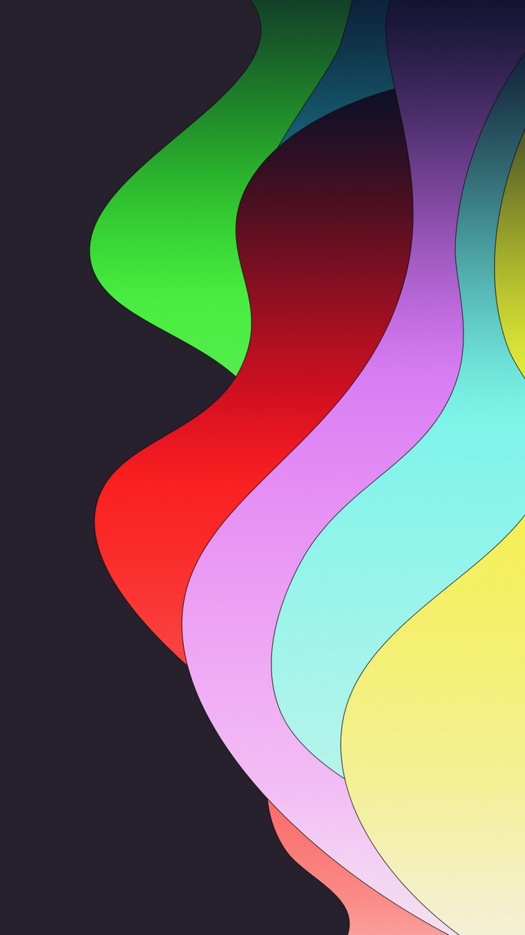 Двухцветные обои на телефон