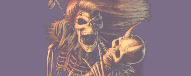 Заставка на рабочий стол скелет